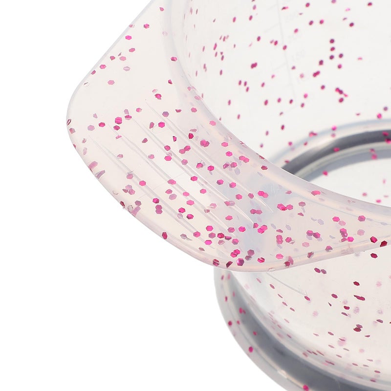 Glitter Crystal Powder Hair Dye Mixing Bowl for Salon and DIY Home Use - Image 4