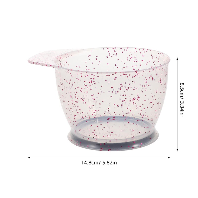 Glitter Crystal Powder Hair Dye Mixing Bowl for Salon and DIY Home Use - Image 3