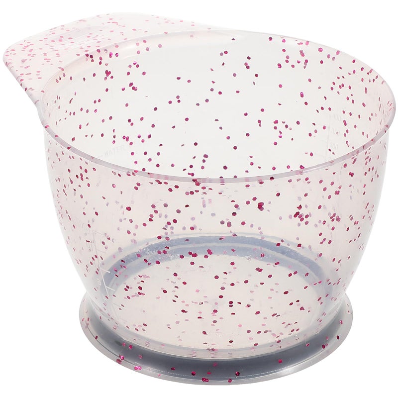 Glitter Crystal Powder Hair Dye Mixing Bowl for Salon and DIY Home Use - Image 2