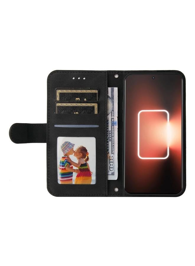 S-TOP Case For Realme GT Neo 5 5G / GT3 Skin Feel Life Tree Metal Button Leather Phone Case - Image 4