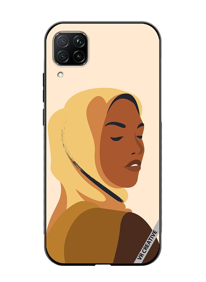 VR CREATIVE Protective Case Cover For Huawei Nova 7i/P40 Lite Cartoon Woman Shape Design Multicolour - Image 1