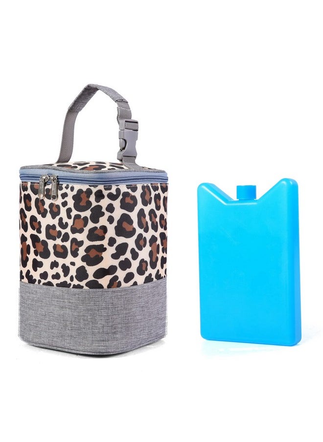 Gogoso Insulated Baby Bottle Bag With Ice Pack Multifunction Breastmilk Cooler Bag & Lunch Bag Fit As Milk Bottles Organize  - Image 1