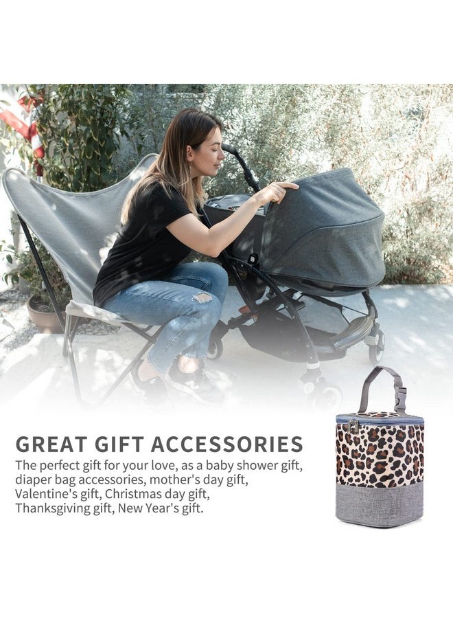 Gogoso Insulated Baby Bottle Bag With Ice Pack Multifunction Breastmilk Cooler Bag & Lunch Bag Fit As Milk Bottles Organize  - Image 5