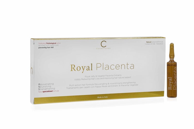 Cosmofarma Royal Placenta Hair Lotion 10 ML 12 Count Pack of 1