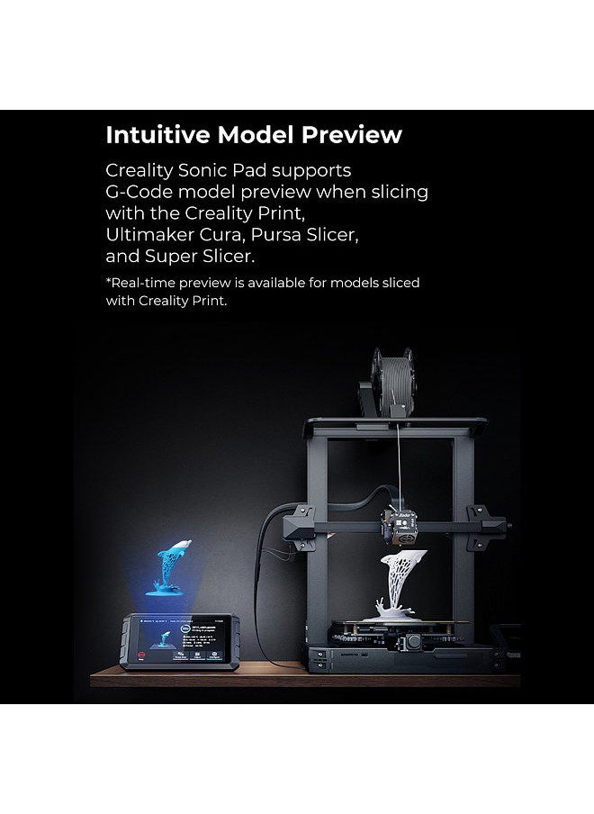 Creality 3D - Sonic Pad for FDM 3D Printer with Multiple Interfaces 7'' Touchscreen RAM 2G ROM 8G Integrate Design Comaptible with Ender-3 V2 / Ender-3 S1 / Ender-3 S1 Pro Print High Speed and Precision - Image 1