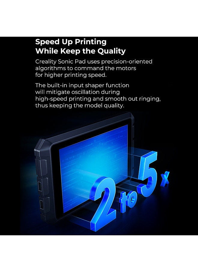Creality 3D - Sonic Pad for FDM 3D Printer with Multiple Interfaces 7'' Touchscreen RAM 2G ROM 8G Integrate Design Comaptible with Ender-3 V2 / Ender-3 S1 / Ender-3 S1 Pro Print High Speed and Precision - Image 1