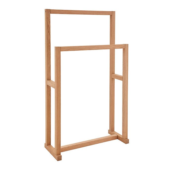 IThree Wooden Furniture Solid Wood Towel Rack Towel Rack Holder Towel Holder for Bathroom Towel Rack for BathroomTowel StandHangerBathroom Solid sheesham Wood - Image 3