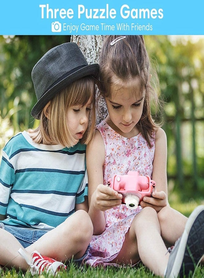 CADDLE & Toes Kids Camera for Boys Girls, 20MP 1080P Digital Video Camera for Kids, Christmas Birthday Gift for Boys Age 4+ to 12, Toy Camera for 4+ 5 6 7 8 9 10 Year Old (Baby Cow Pink) - Image 5