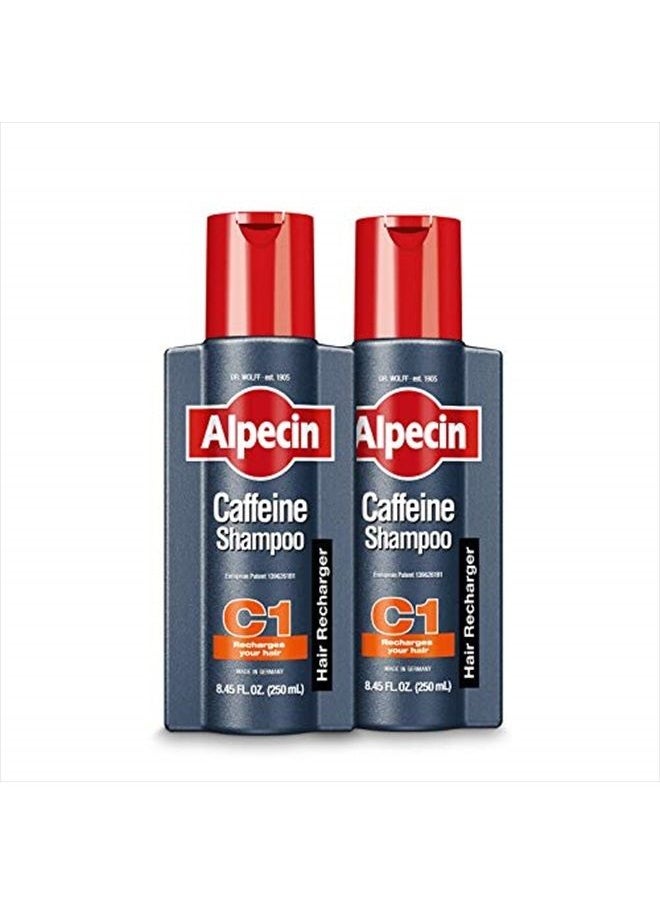 Alpecin C1 Caffeine Shampoo, 8.45 Fl Oz (Pack of 2)  - Image 1