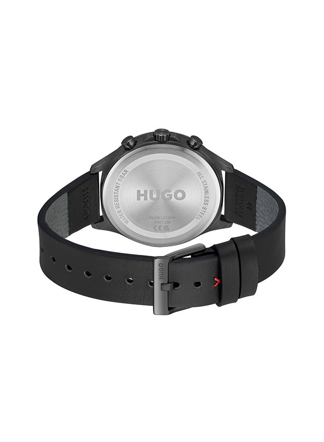 HUGO BOSS HUGO BOSS WATCH ROUND ANALOG MEN'S BLACK CASE WATCH - 1530408 - Image 3