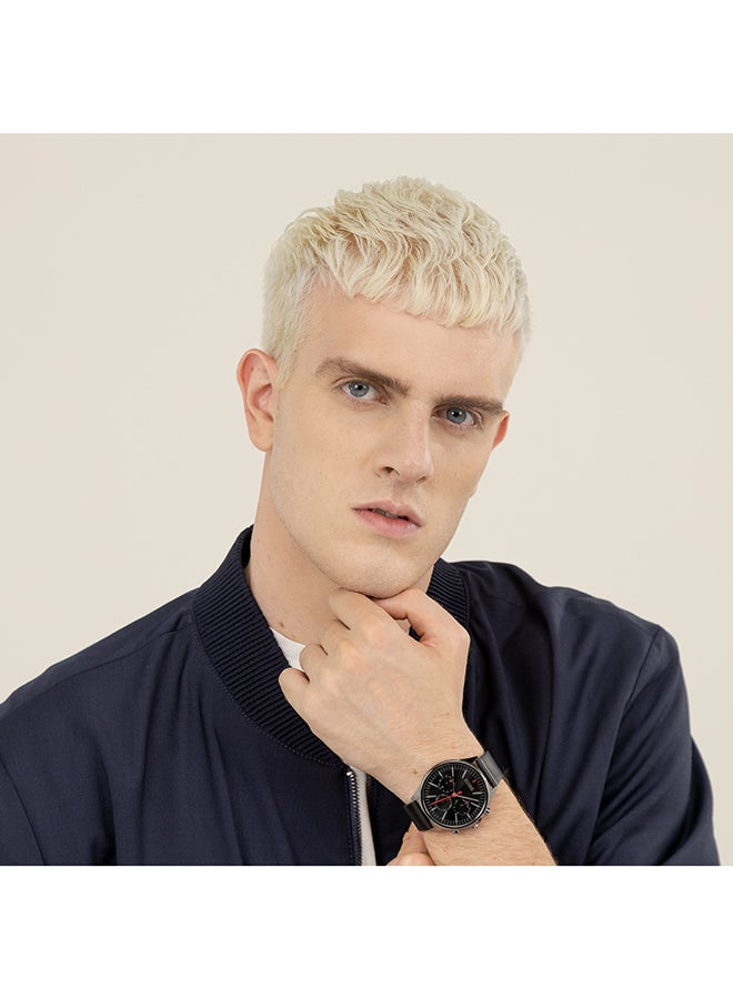 HUGO BOSS HUGO BOSS WATCH ROUND ANALOG MEN'S BLACK CASE WATCH - 1530408 - Image 5