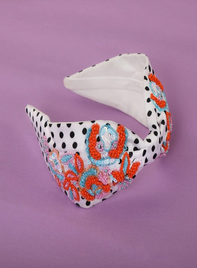 Accessher Casual Wear Handcrafted Designer Pearl Hairband For Women - Image 5