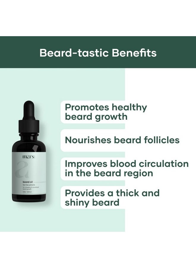 mars by GHC - Beard Growth Oil For Men 50Ml Hair Oil (50 Ml) - Image 1