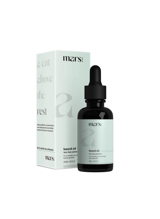 mars by GHC - Beard Growth Oil For Men 50Ml Hair Oil (50 Ml) - Image 1
