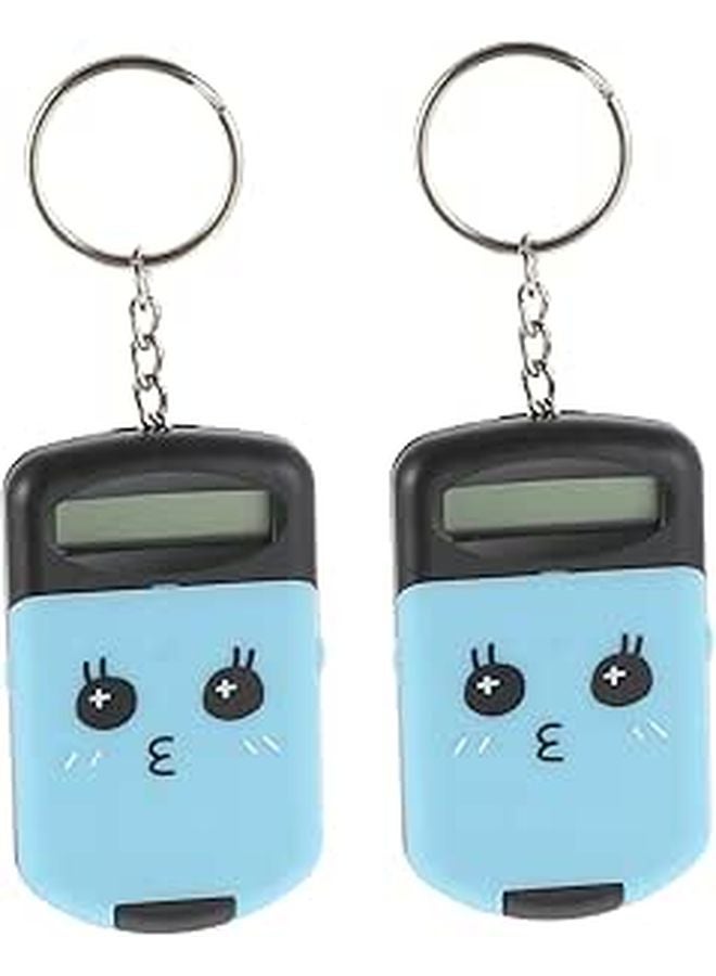 Pink Mini Calculator Portable Plastic Arithmetic Tool For School And Work - Image 1