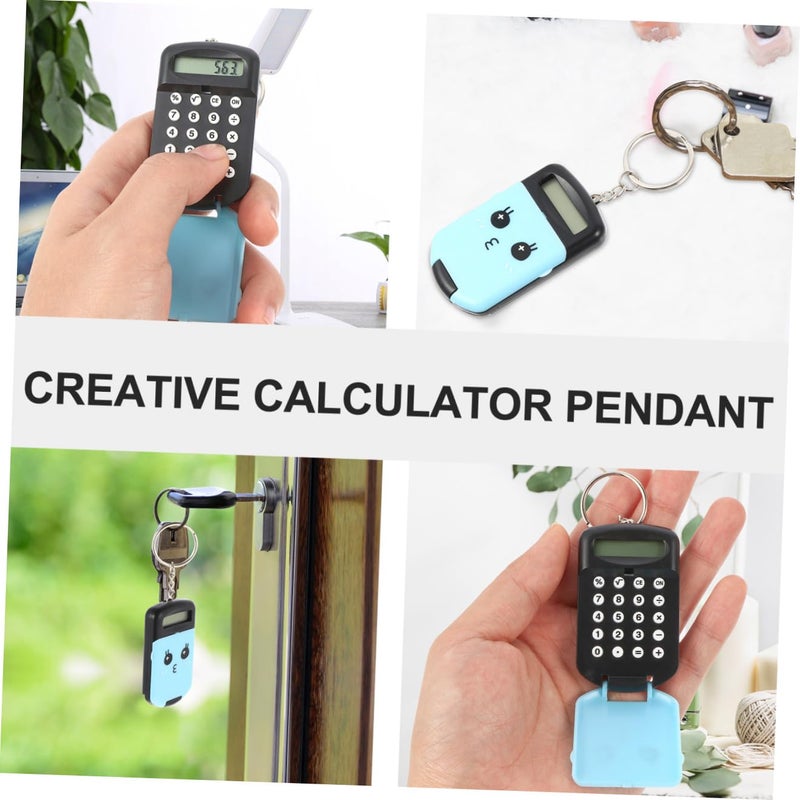 Pink Mini Calculator Portable Plastic Arithmetic Tool For School And Work - Image 4