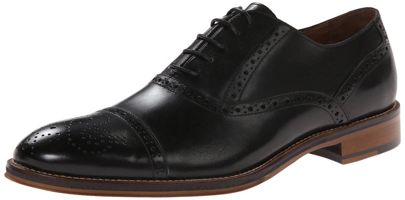 Johnston Murphy Mens Conard Cap Toe OxfordBlack13 M US