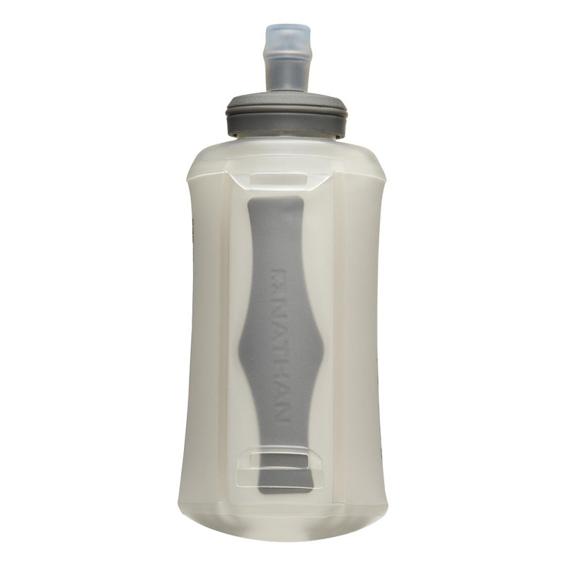 Nathan - Pinnacle 18oz Soft Flask Black/Reflective Silver OSFM - Image 4