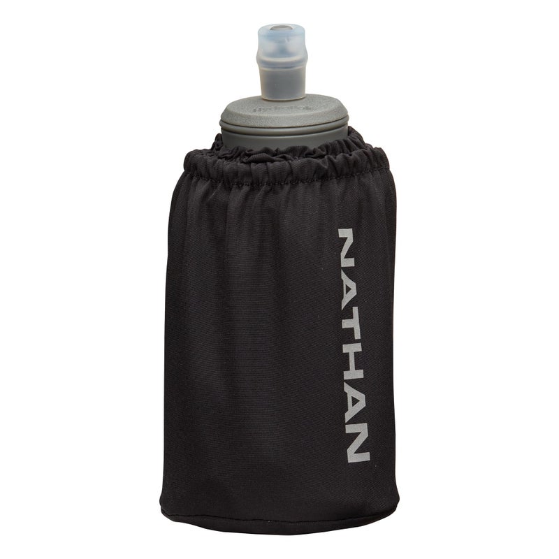 Nathan - Pinnacle 18oz Soft Flask Black/Reflective Silver OSFM - Image 1