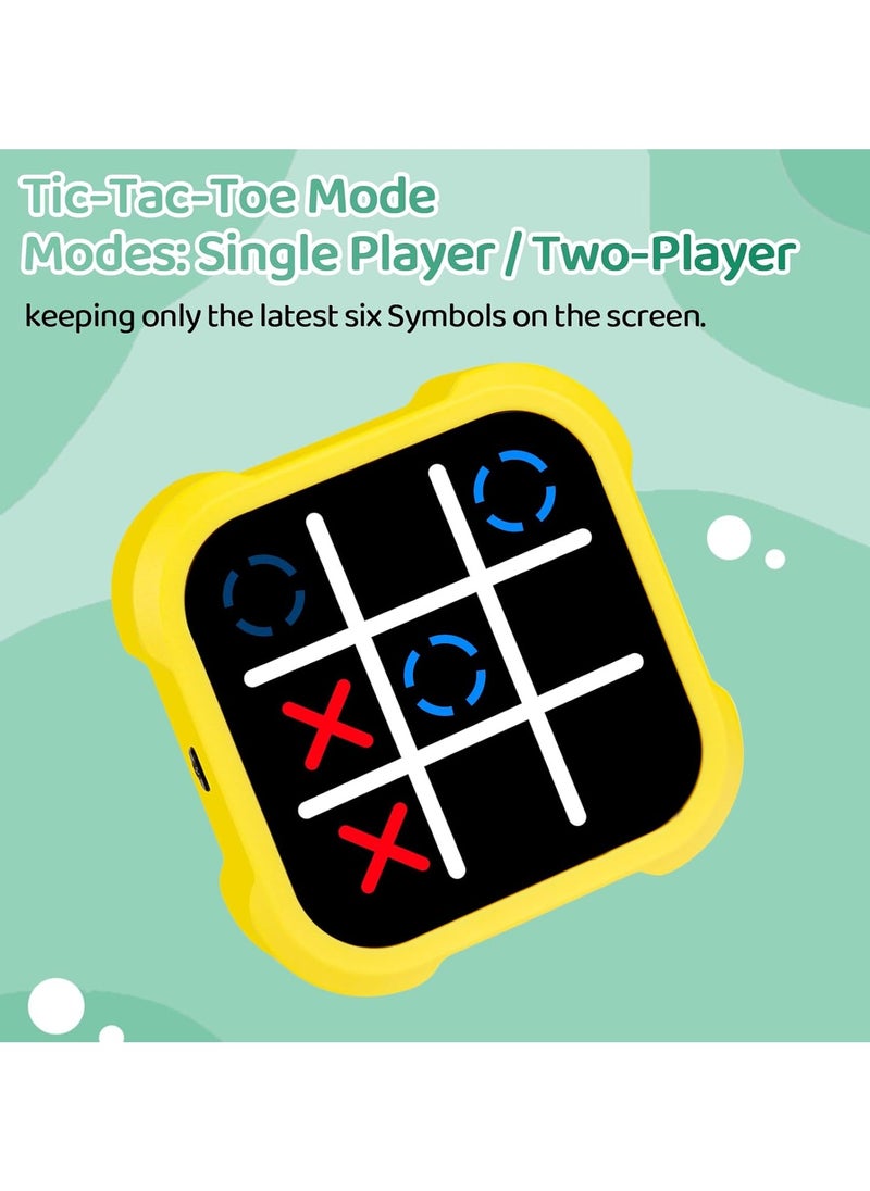 LIXES - Electronic Tic Tac Toe Game - Electronic Puzzles Portable Handheld Games, 3-in-1 Tic Tac Toe Bolt Game Travel Tic Tac Toys for Educational Memory Growth, Infinite Tic-Tac-Toe Board Games for Ages 3+ - Image 1