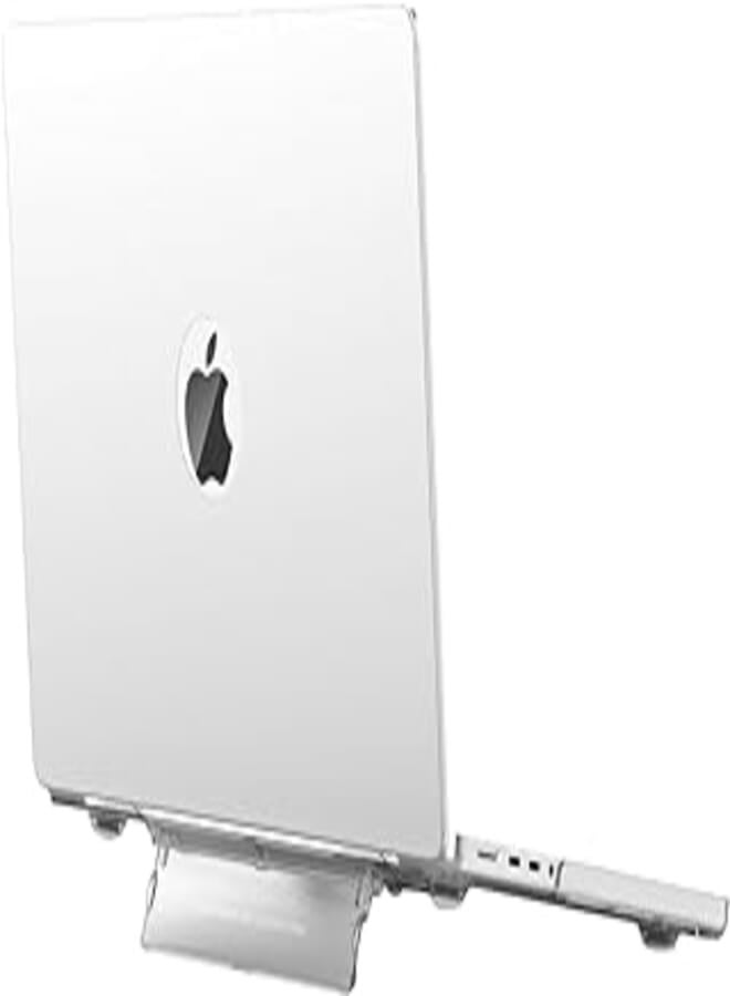 ZORBES® Laptop Cover Compatible with MacBook Air 15.3 inch Case M2 A2941 2023 Clear Hard Shell Cover with Riser Design Protective Case for MacBook Air M2 15.3 inch Cover with Touch ID