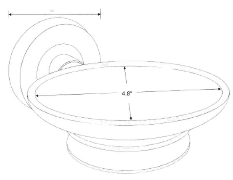 JAGGER JAG244 Soap Dish/Soap Case Stand/Soap Holder for Washbasin/Bathroom/Kitchen, (3.25 Inch) (Chrome Finish [ Holder with Dish ]) - Image 3