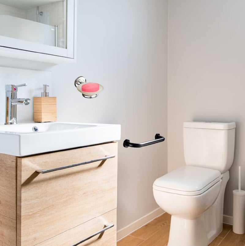 JAGGER JAG244 Soap Dish/Soap Case Stand/Soap Holder for Washbasin/Bathroom/Kitchen, (3.25 Inch) (Chrome Finish [ Holder with Dish ]) - Image 4