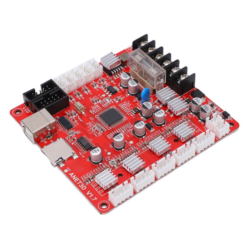 Anet 3D Printer Motherboard 12-24V Input 4-Way A4988 Stepper Driver - 3-Way PWM Outputs Self-Leveling Probe Support for Ramps1.4 LCD Control Boards - Image 4