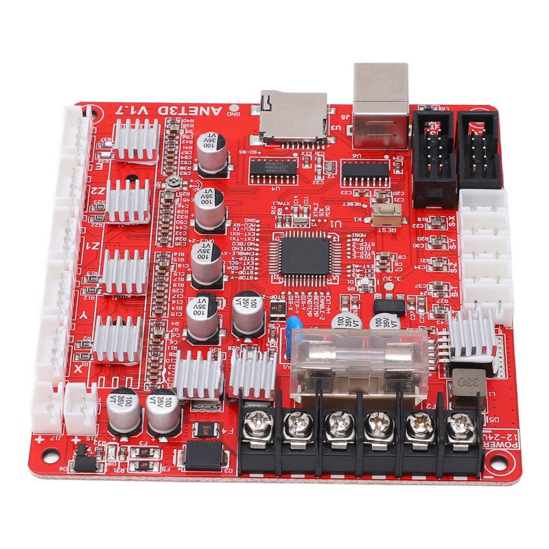 Anet 3D Printer Motherboard 12-24V Input 4-Way A4988 Stepper Driver - 3-Way PWM Outputs Self-Leveling Probe Support for Ramps1.4 LCD Control Boards - Image 5