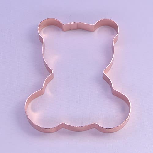 Keewah 3.4 inch Small Teddy Bear Cookie Cutter - Copper - Image 5