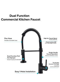 XiuWoo Kitchen Faucet Deck Mounted Mixer Tap 360 Degree Rotation Stream Sprayer Nozzle Kitchen Sink Hot Cold Taps  - Image 3