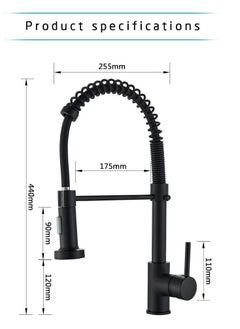 XiuWoo Kitchen Faucet Deck Mounted Mixer Tap 360 Degree Rotation Stream Sprayer Nozzle Kitchen Sink Hot Cold Taps  - Image 5