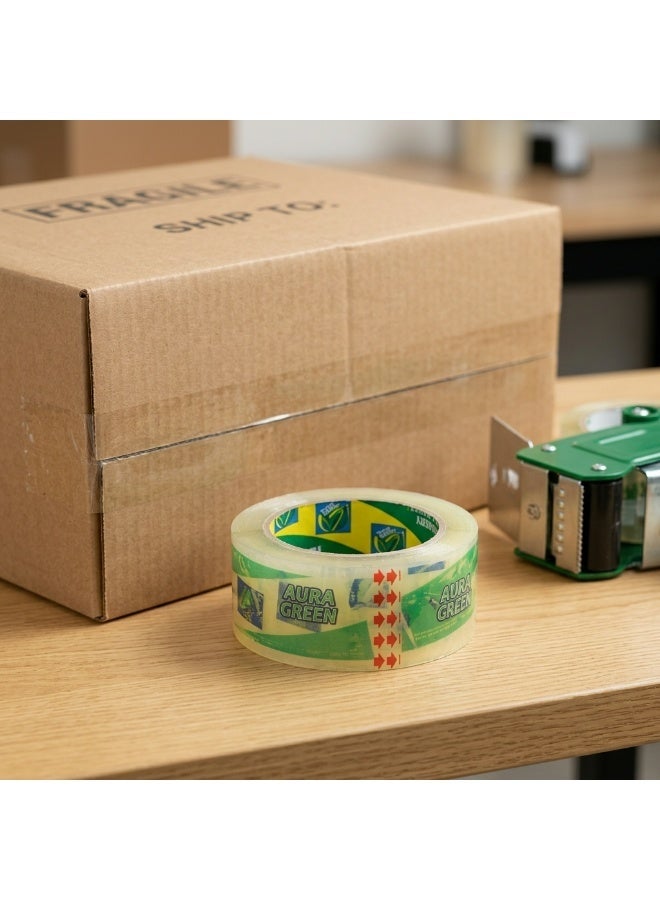 Golden tape High-Performance Packaging Tape For Shipping, Moving, Office, Carton Sealing , Clear, 500 Yards - Image 3