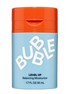 Bubble Bubble Skincare Level Up Balancing Face Moisturizer - Hydrating Gel Moisturizer Formulated with Zinc PCA + Niacinamide for Improved Texture & Radiance - Skin Care for Oily or Combination Skin (50ml)  - Image 1
