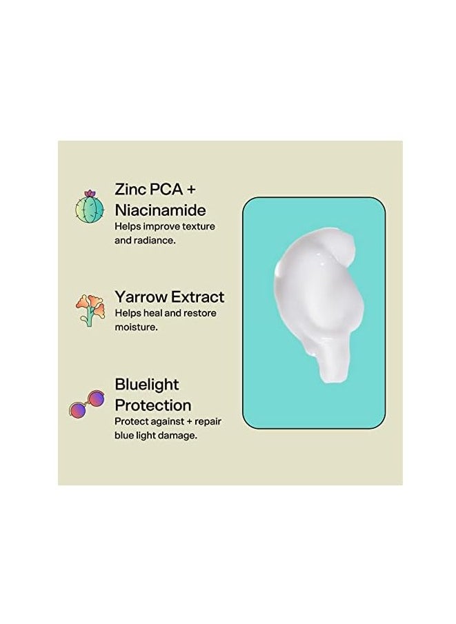 Bubble - Bubble Skincare Level Up Balancing Face Moisturizer - Hydrating Gel Moisturizer Formulated with Zinc PCA + Niacinamide for Improved Texture & Radiance - Skin Care for Oily or Combination Skin (50ml) - Image 1