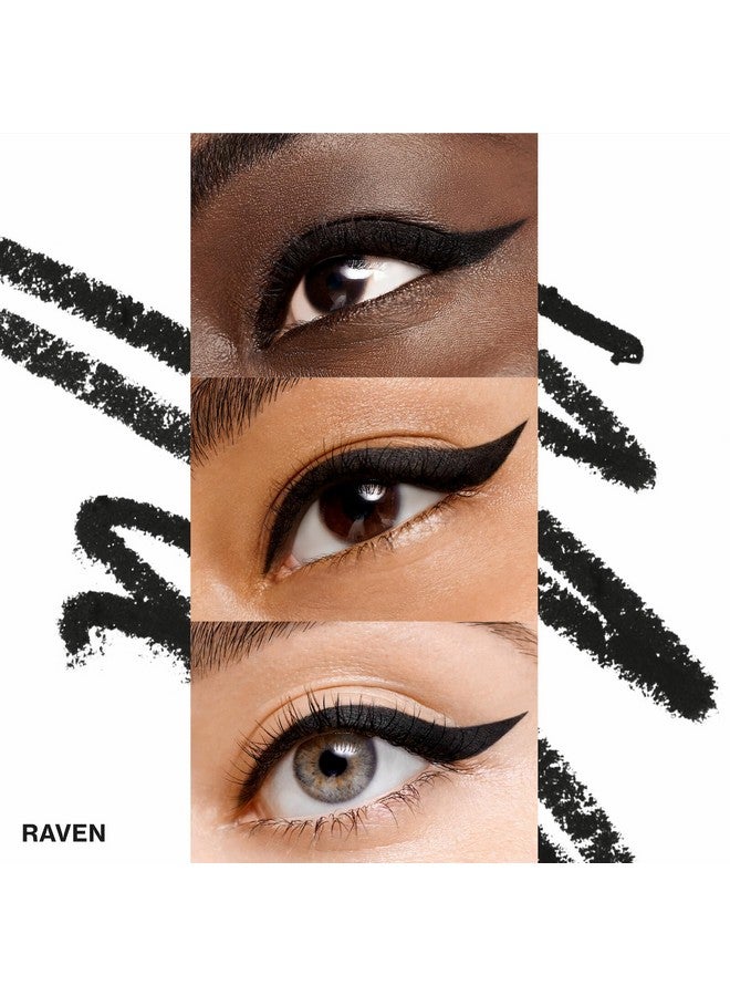 SmashBox Smashbox Always Sharp Longwear Waterproof Kohl Eyeliner Pencil | Self-Sharpening Cap, Waterproof + High Pigment, Raven - Image 2