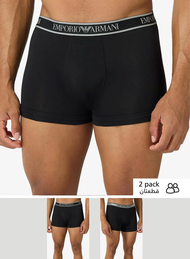 3 Pack Of Logo Boxers