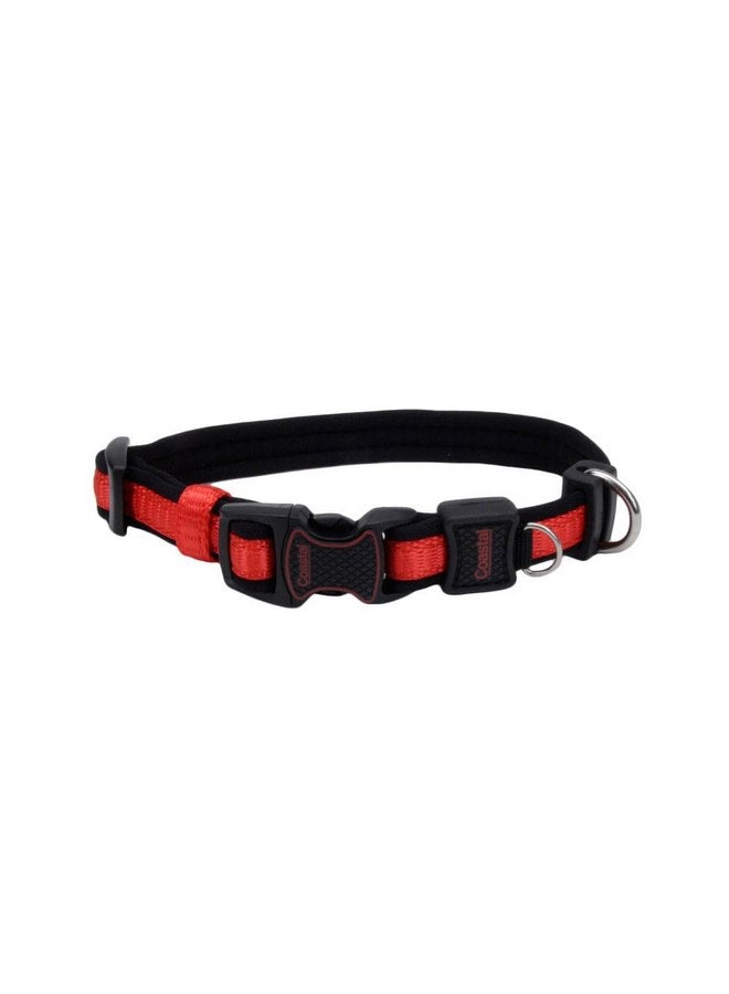 كوستال Coastal Pet - Coastal - Inspire Enhanced Core - طوق قابل للتعديل، أحمر، 1" x 14"-20"