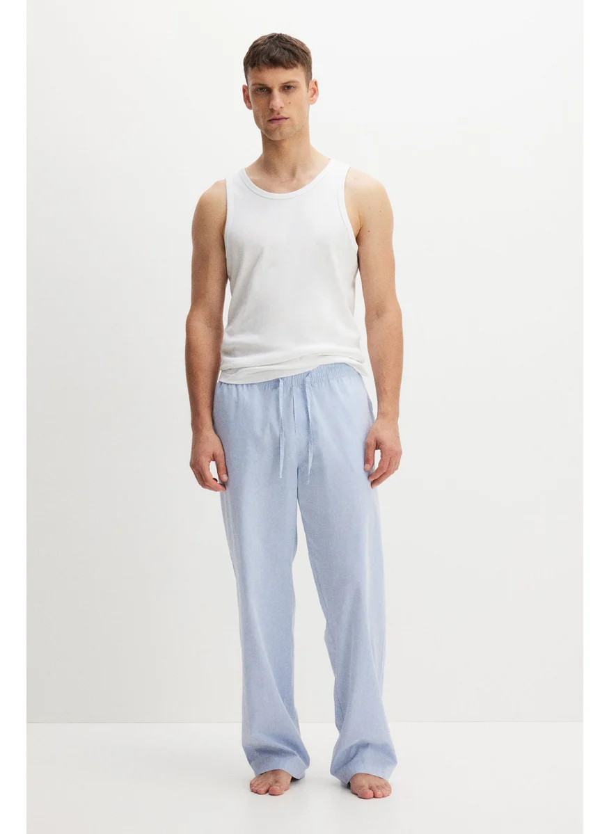 اتش اند ام Relaxed Fit Poplin Trousers