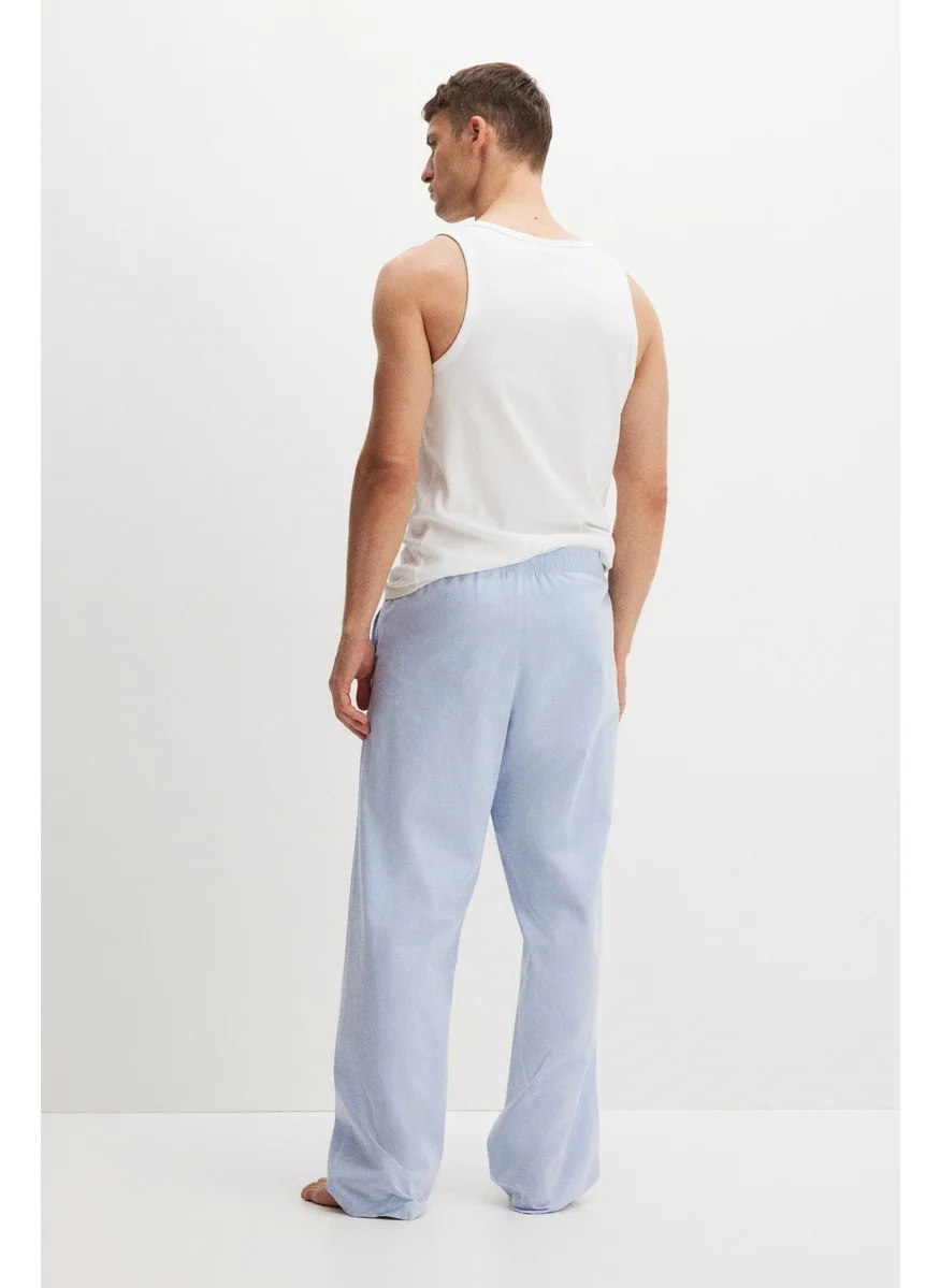 H&M Relaxed Fit Poplin Trousers