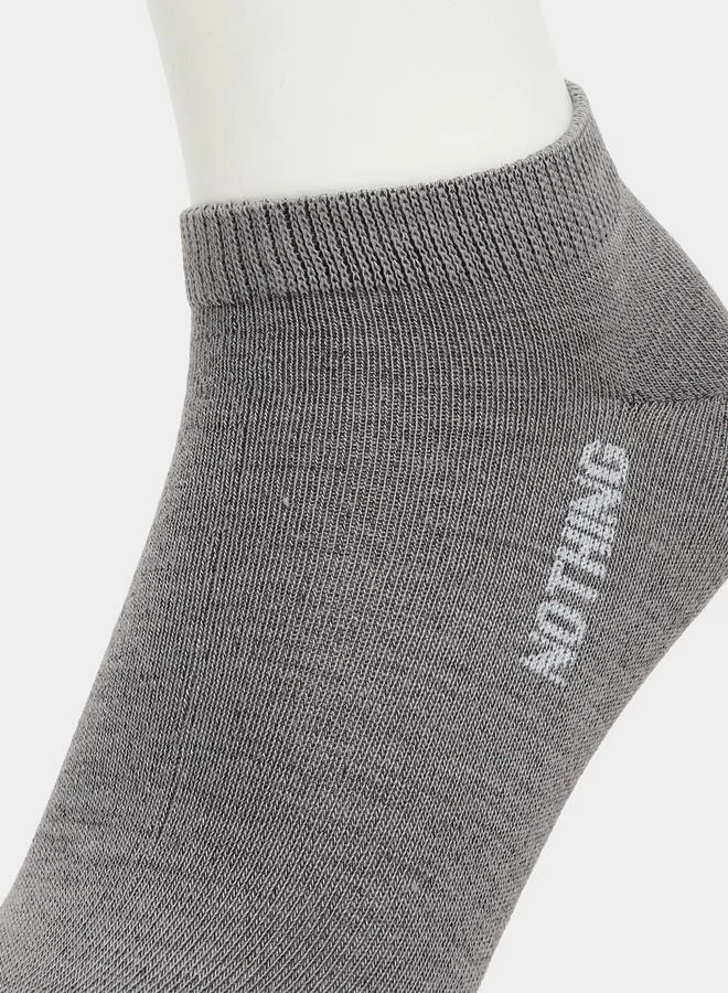 Styli  Pack of 5 - Ribbed Cuff Ankle Socks for Men | Best Price UAE