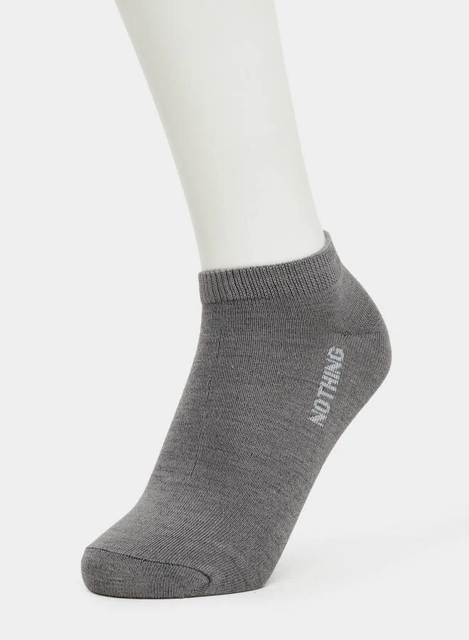 Styli  Pack of 5 - Ribbed Cuff Ankle Socks for Men | Best Price UAE
