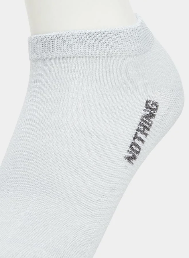 Styli  Pack of 5 - Ribbed Cuff Ankle Socks for Men | Best Price UAE