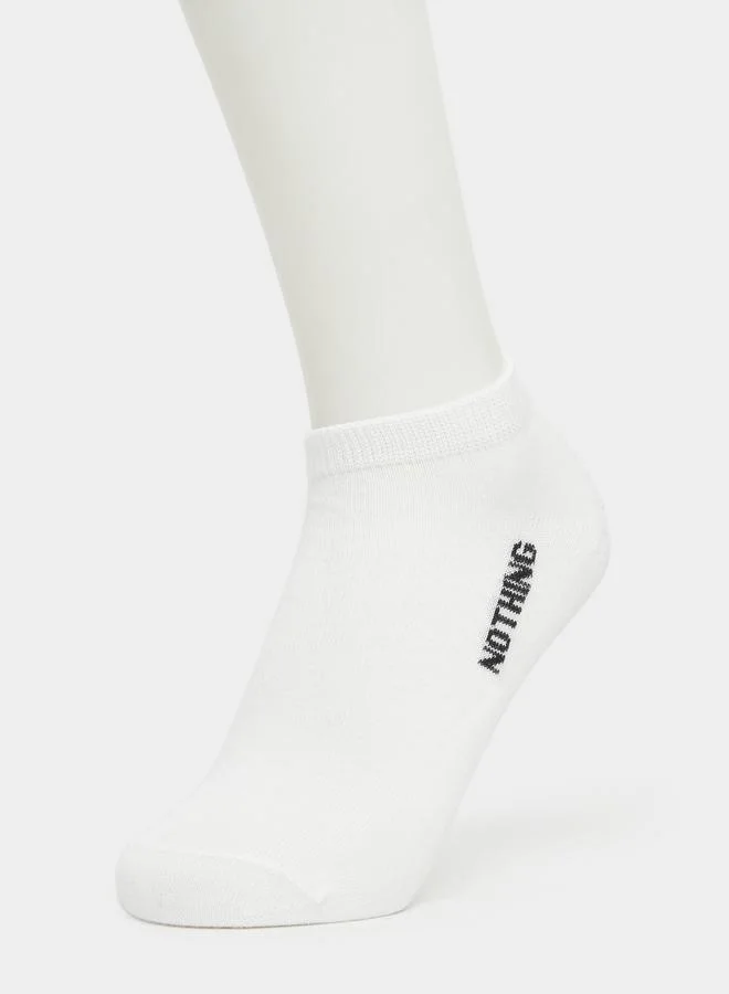 Styli  Pack of 5 - Ribbed Cuff Ankle Socks for Men | Best Price UAE