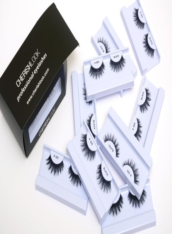 Cherishlook Professional 10packs Eyelashes - #605 - Image 5