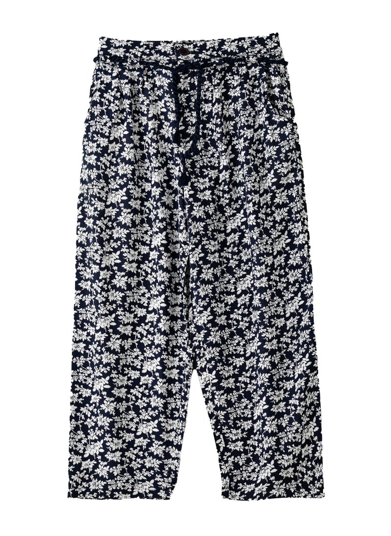 Jelliene Girls Black Floral Wide Leg Pants  - Image 1