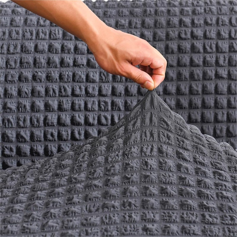 Sofa Cover for Living Room Couch Protector with Skirts Unique Soft Slipcover for Home for Couch Cushion(Color 6,3-Seater(190-230cm)) - Image 3