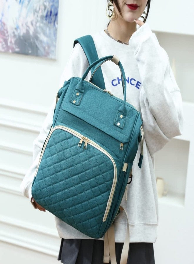 SAEKOS® Baby Diaper Bag | Stylish Maternity Backpack | Large Capacity to Carry all Baby Needs | Use for Traveling, Occasion | Durable & Multifunctional (Green) - Image 4