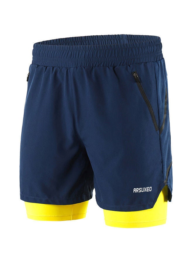 NIBEMINENT 2 in 1 Quick Drying Breathable Cycling Shorts 30x23centimeter  - Image 1