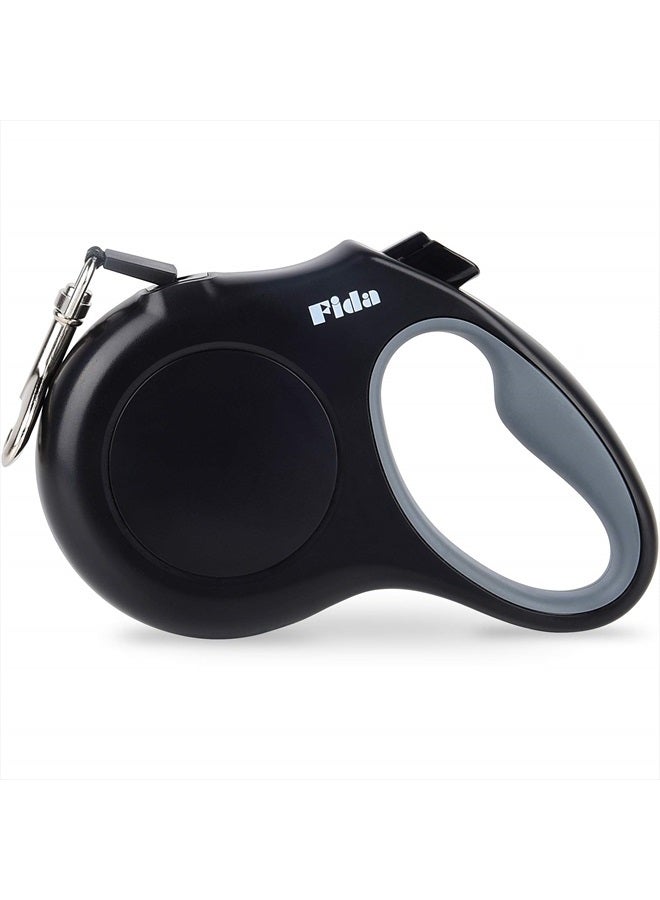 fida Retractable Dog Leash X-Small Breed, 10 ft Durable Pet Walking Leash for Extra Small Dogs/Cats/Small Animals up to 18 lbs, 360° Tangle Free, Black - Image 1